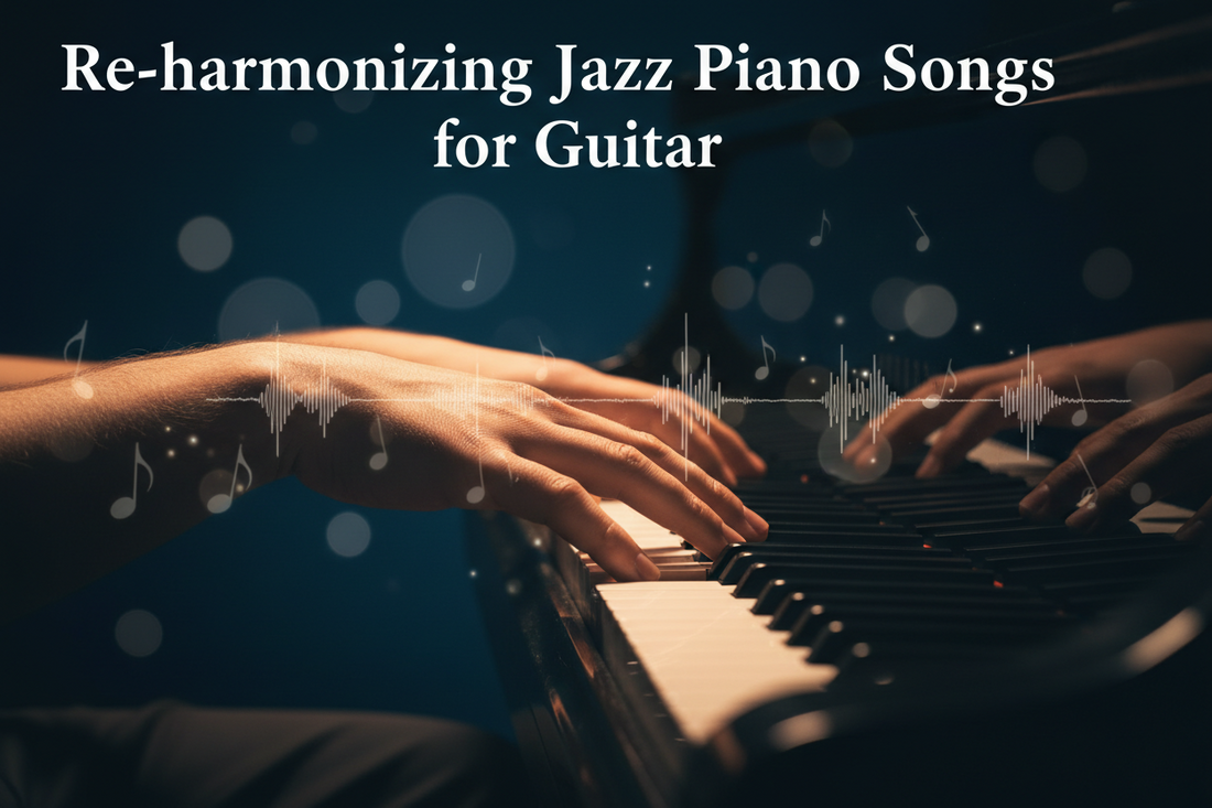 Re-harmonizing Jazz Piano Songs for Guitar: The Basics