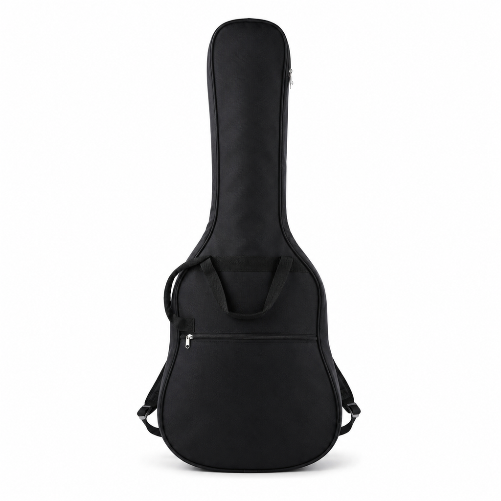 Black Dreadnought Acoustic Guitar Starter Bundle